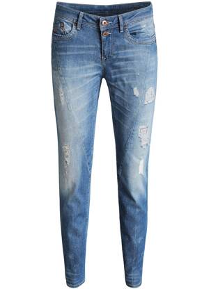 Jeans coupe slim bleu EDC femme