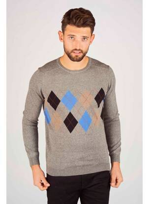 Pull gris TOM TAILOR homme
