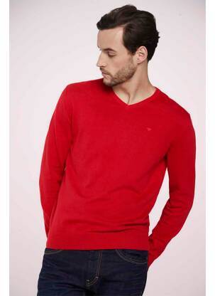 Pull rouge TOM TAILOR pour homme