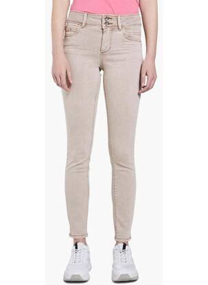Pantalon slim beige TOM TAILOR femme