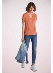 T-shirt orange TOM TAILOR pour femme seconde vue
