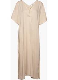 Robe longue beige NA-KD femme