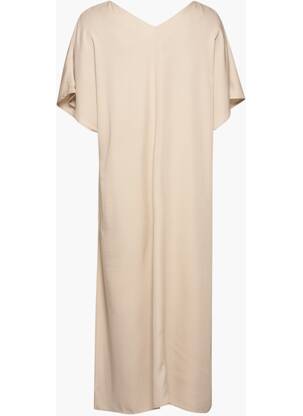 Robe longue beige NA-KD femme