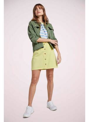 Jupe courte jaune TOM TAILOR femme