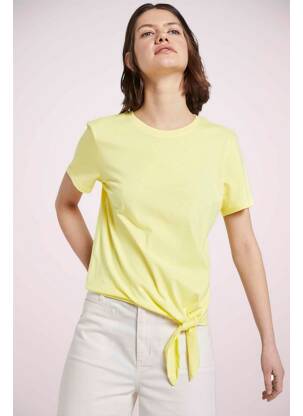 T-shirt jaune TOM TAILOR pour femme