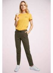 Pantalon chino vert TOM TAILOR pour femme seconde vue
