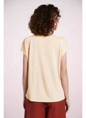 T-shirt beige TOM TAILOR pour femme seconde vue