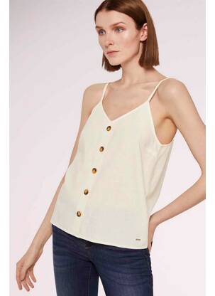 Débardeur beige TOM TAILOR femme