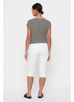 Pantacourt blanc VERO MODA femme