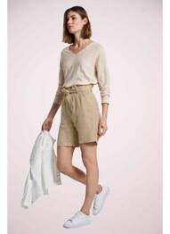 Bermuda beige TOM TAILOR femme