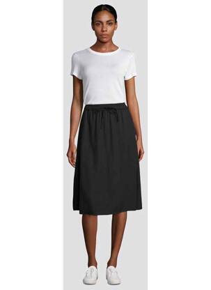 Jupe mi-longue noir TOM TAILOR femme