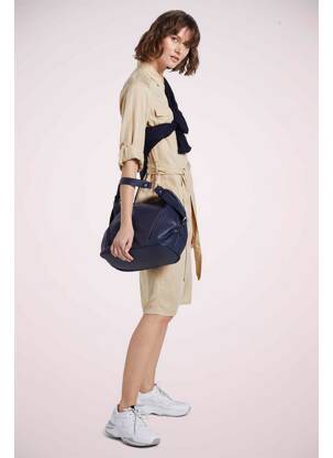 Robe mi-longue beige TOM TAILOR femme