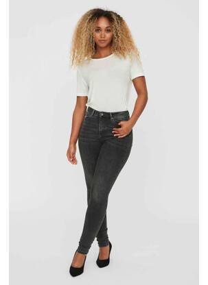 Jeans coupe slim gris VERO MODA femme