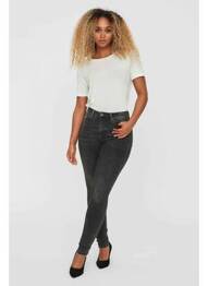 Jeans coupe slim gris VERO MODA femme