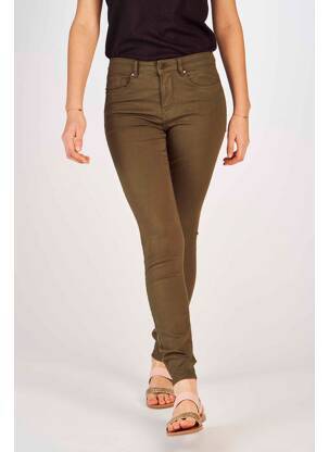 Jeans coupe slim vert VERO MODA femme