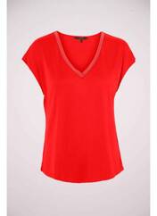 T-shirt rouge VERO MODA pour femme seconde vue