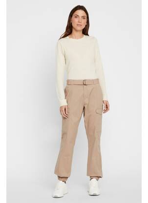 Pantalon cargo argent VERO MODA femme