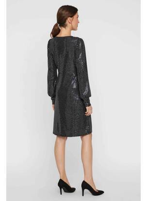 Robe mi-longue noir VERO MODA femme