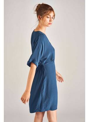 Robe mi-longue bleu VERO MODA femme