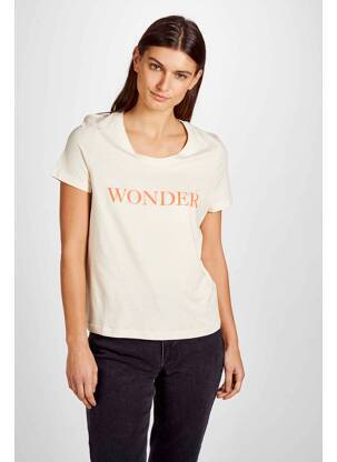 T-shirt beige VERO MODA femme