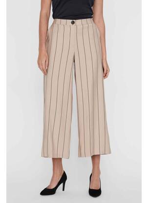 Pantalon 7/8 beige VERO MODA femme