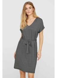 Robe mi-longue noir VERO MODA femme