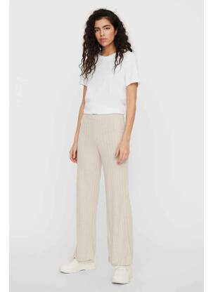 Pantalon droit beige VERO MODA femme