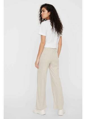 Pantalon droit beige VERO MODA femme