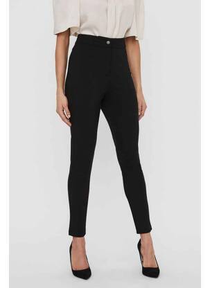 Pantalon slim noir VERO MODA femme