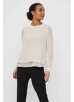 Blouse beige VERO MODA femme