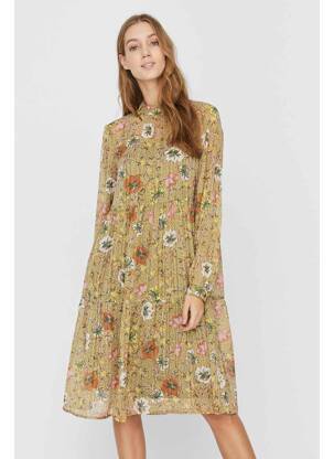 Robe mi-longue vert VERO MODA femme