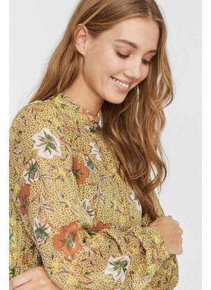 Robe mi-longue vert VERO MODA femme
