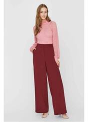 Pantalon large rouge VERO MODA pour femme seconde vue