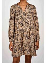 Robe courte beige VERO MODA femme