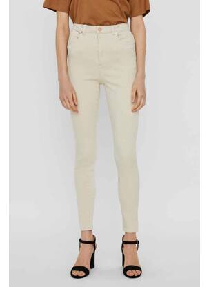Jeans skinny beige VERO MODA femme