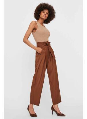 Jeans coupe large marron VERO MODA femme