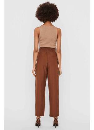 Jeans coupe large marron VERO MODA femme