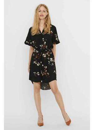 Robe mi-longue noir VERO MODA femme