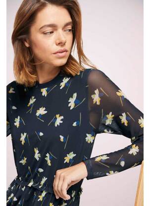 Robe longue bleu TOM TAILOR femme