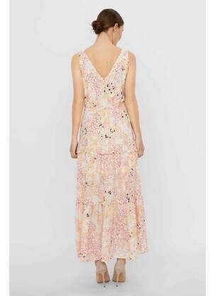 Robe longue beige VERO MODA femme
