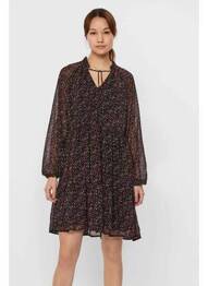 Robe mi-longue noir VERO MODA femme