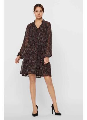Robe mi-longue noir VERO MODA femme