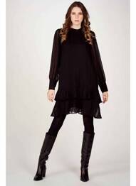 Robe mi-longue noir VERO MODA femme