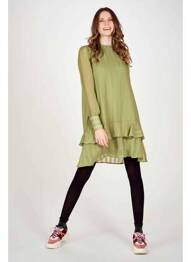 Robe mi-longue vert VERO MODA femme