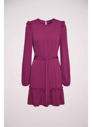Robe mi-longue rose VERO MODA femme