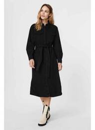 Robe mi-longue noir VERO MODA femme