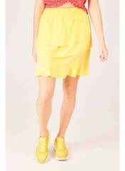 Jupe mi-longue jaune NA-KD pour femme seconde vue