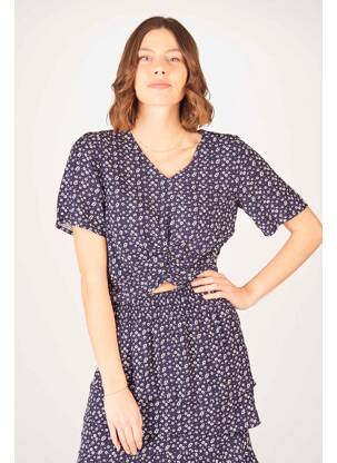 T-shirt bleu NA-KD femme