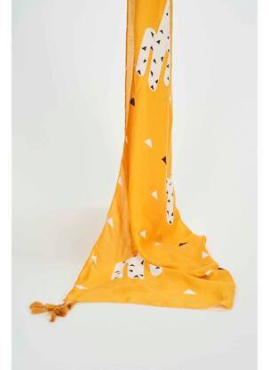 Foulard jaune ZEB STYLE LAB  femme