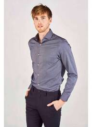 Chemise manches longues bleu JACK & JONES homme